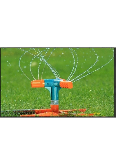 3'lü Sprink Dönerli Sehpalı Turbo Bahçe-çim Sulama Fıskiyesi 1