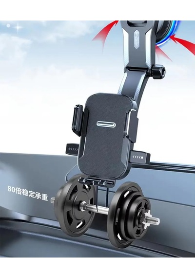 360 Dönebilen Araç Telefon Tutucu Hızlı Kilit Güçlü Tutuculuk Ltp-01 2 Mixed
