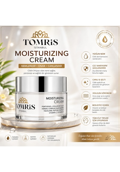 Tomris Moısturızıng Nemlendirici Ve Onarıcı Krem