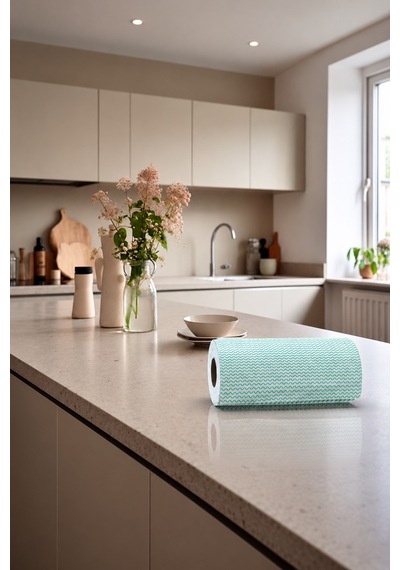 Technow Softtex 33 Yaprak Kopar Kullan Yeşilrulo Hassas Temizlik Bezi 27x30cm 3'lü Sarı