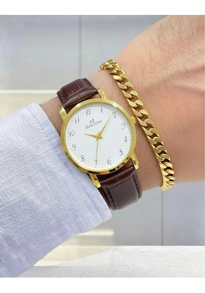 Erkek Kol Saati Pu Deri Kordon Siyah Renkli Kadran Gold Kasa Bileklik Hediyeli Analog Quartz Klasik Şık Günlük Erkek Saati Swt13 Çok Renkli 68745573 Erkek Kol Saati Pu Deri Kordon Siyah Renkli Kadran Gold Kasa Bileklik Hediyeli Analog Quartz Klasik Şık Günlük Erkek Saati Swt13 Çok Renkli 68745573