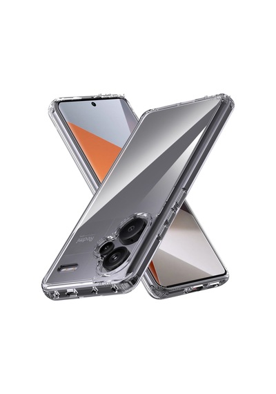 Xiaomi Uyumlu Redmi Note 13 Pro+ Plus Kılıf Yumuşak Şeffaf Silikon Kapak