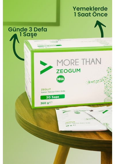 Zeogum Zeolit & Arabic Gum 30 Saşe