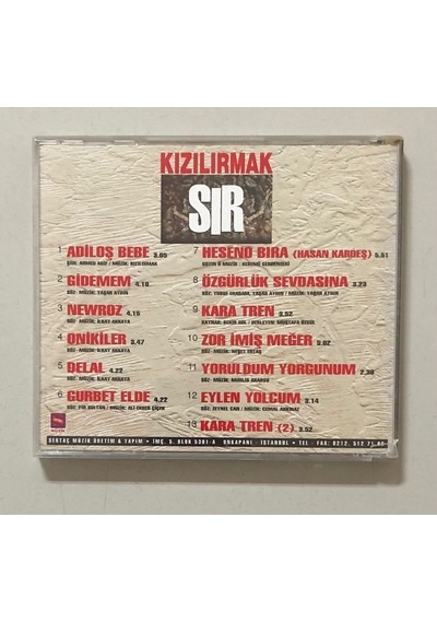 Kızılırmak Sır Cd Dönem Baskı