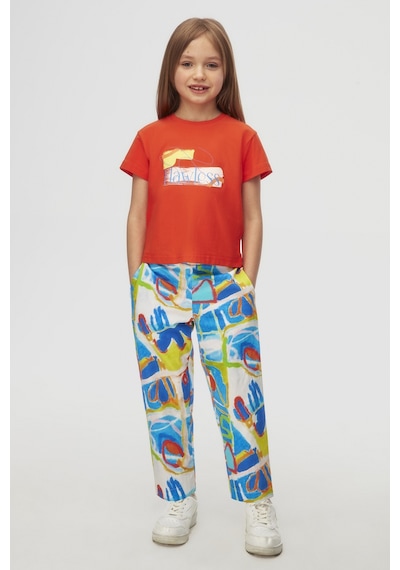 Nk Kids 58529 Kız Çocuk Mavi Confetti Pantolon Mavi