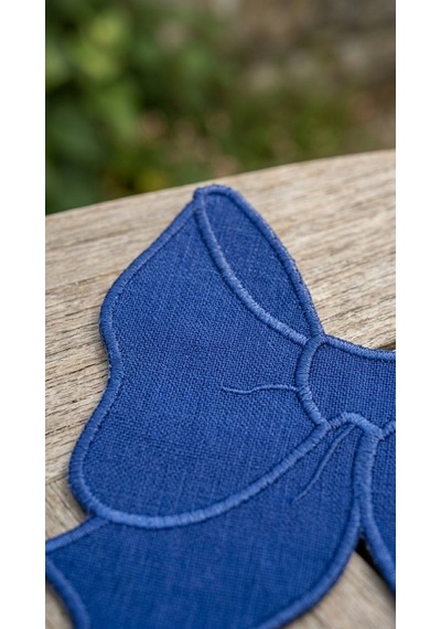 Rosea Azure Embroiderered Kokteyl Peçetesi