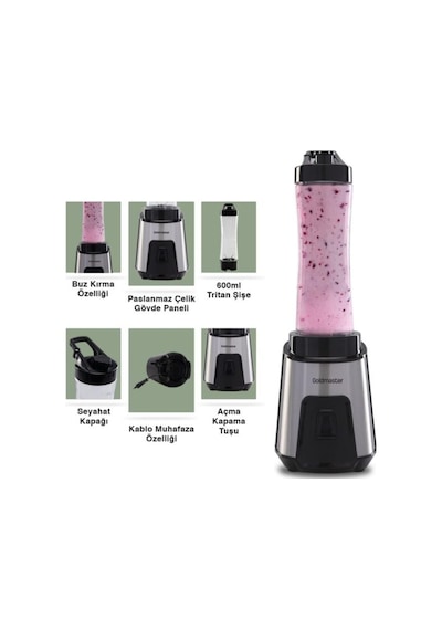 Goldmaster GM-7259 Mix Up 250 W Kişisel Smoothie Blender