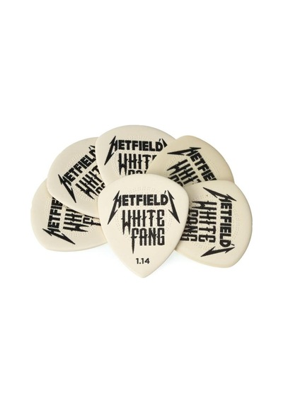 Jim Dunlop Ph122p114 James Hetfield White Fang 6lı Paket Pena 1