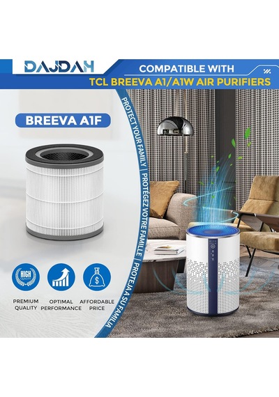 Tcl Breeva A1 Hava Temizleyici İçin Breeva A1 Filtre Değiştirme Filtresi, True Hepa H13 Breeva A1f Ve Breeva A1/a1w İ Diğer