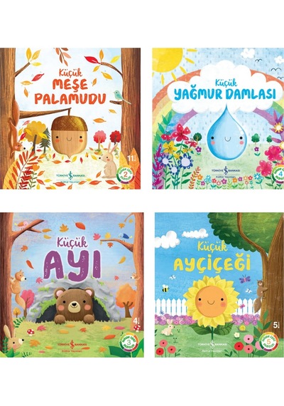 4'lü Doğanın Eşsiz Hikayeleri Seti Küçük Meşe Palamudu Küçük Yağmur Damlası