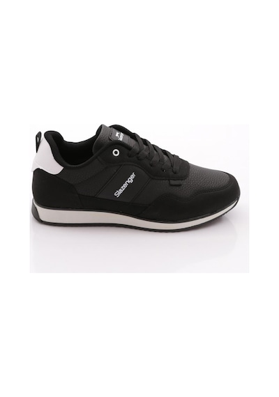 Slazenger Sa25le036 Offense Erkek Spor Ayakkabı Siyah Beyaz