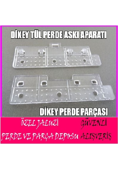 Dikey Tül Perde Askı Aparatı-Dikey Tül Perde Aksesuarları Ve Plas