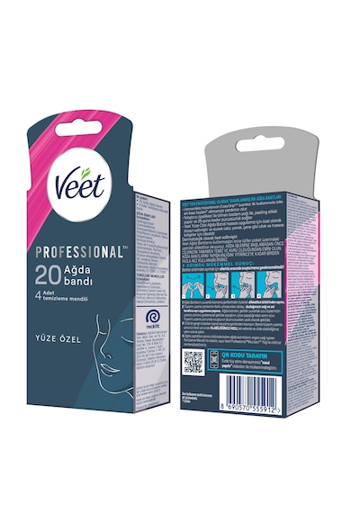 Veet Professional Hassas Ciltler Yüz Ağda Bandı 2 x 20'li