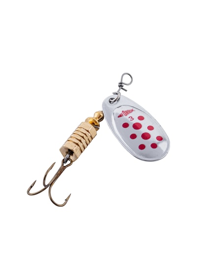 Savex Döner Kaşık - Fishack Glidex - Silver Red - 7g - No:3 - Alabalık/turna/levrek Olta Kaşığı