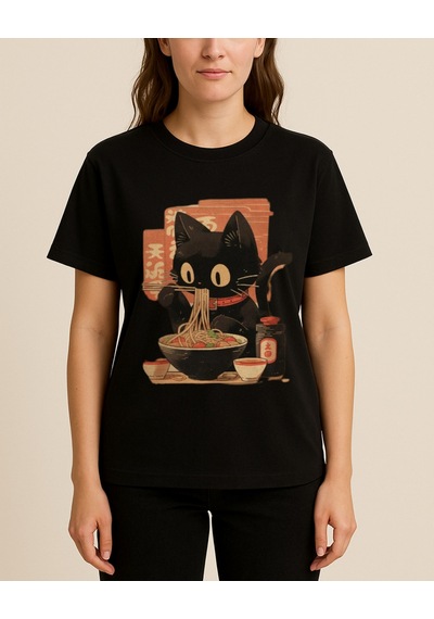 Hugo Boss Observe Baskılı T-shirt Siyah