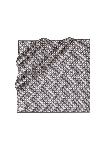 Zincir Desenli Cacharel Twill Eşarp Siyah siyah