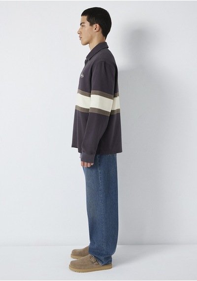 Mavi - Mavi Jeans Nakışlı Polo Yaka Antrasit Sweatshirt 0s10575-70101 Antrasit