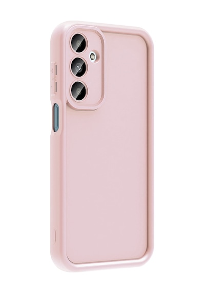 Samsung Uyumlu Galaxy A17 Kılıf Kamera Korumalı Zore Ananas Kapak - Pembe Pembe
