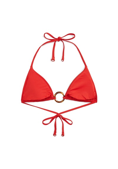 Tommy Hilfiger Kadın Üçgen Rp Turuncu Bikini Üstü-13346