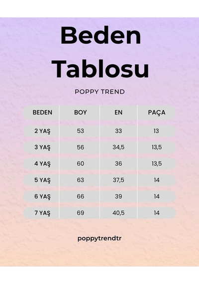 Poppy Trend Kız Çocuk Desenli 3 Lü Paket Gündelik Rahat Pantolon Seti 2-7 Yaş Pembe-pudra-a.pembe