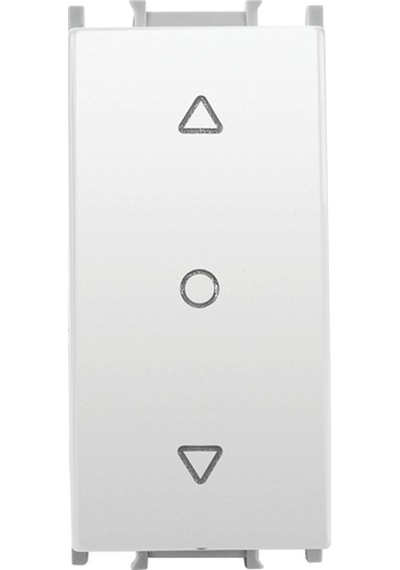Viko Panasonic Modüler Opak Beyaz Tek Düğmeli Jaluzi Kumanda Anahtarı 1m Kapak - Wvtr10234wh-tr