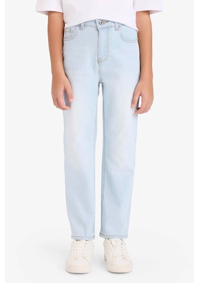 Defacto Erkek Çocuk Straight Fit Düz Paça Jean Pantolon F8501a826smnm63 Mavi-nm63