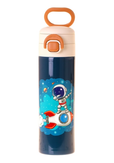 Kaukko Kids 520 Ml Astronot Baskılı Lacivert Erkek Çocuk Çelik Termos Matara Çift İçim Kilitli Kapak - L5367 Lacivert - Mavi Kaukko Kids 520 Ml Astronot Baskılı Lacivert Erkek Çocuk Çelik Termos Matara Çift İçim Kilitli Kapak - L5367 Lacivert - Mavi