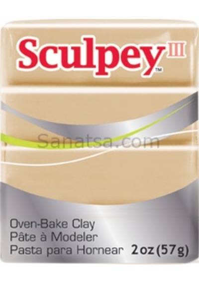 Sculpey Iıı Polimer Kil Tan Sarımsı Kahve