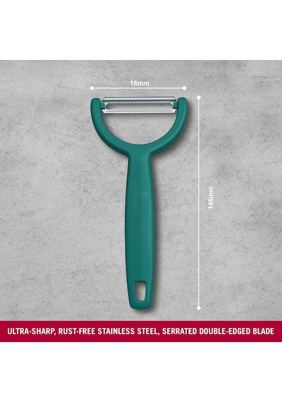 Victorinox 6.0963.4 Ypso Tırtıklı Kenar Çift Taraf Yeşil Soyacak Genel