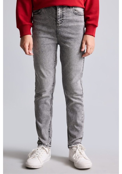 Defacto Slim Fit Düz Paça Yıkamalı Jean Pantolon Erkek Çocuk C3683a826aunm55 Gri-nm55