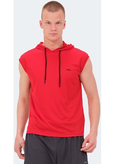 Slazenger RAG Erkek Kolsuz Kırmızı Tişört