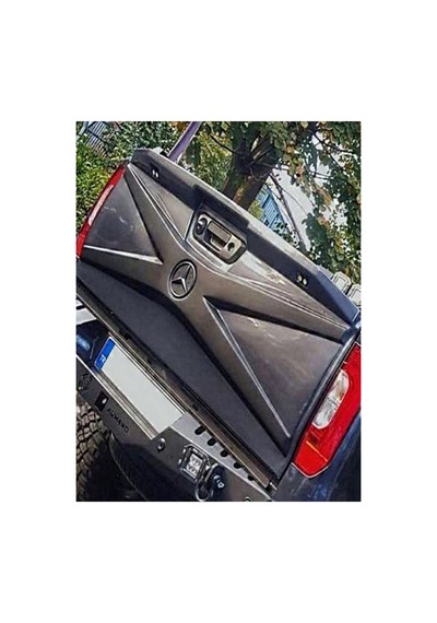 2017 Ve Üzeri Uyumlu Mercedes X Class Arka Bagaj Kaplama Kabartma Koruma Dodik