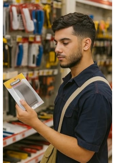 Takozu 14 Cm Ergonomik Ahşap Metal Plastik Yüzeylerde Kullanım Kolaylığı Ezt001 Vakumlu Ambalaj