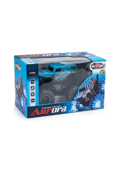 1:18 Uzaktan Kumandalı Canavar Kamyon 4x4 Işıklı Off-road Araba - Full Fonksiyon 2.4 Ghz Çok Renkli