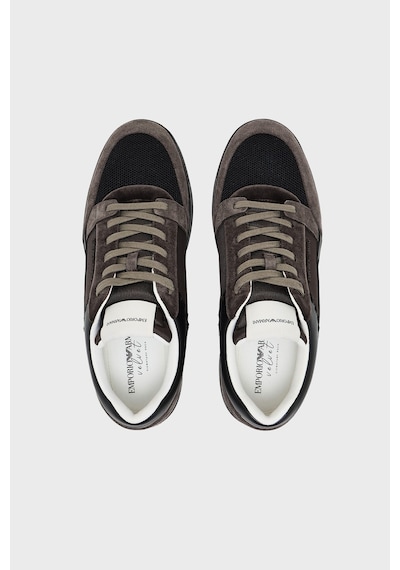 Emporio Armani Süet Detaylı Sneaker Ayakkabı Erkek Ayakkabı Em004836 Af23155 M6489 Kahve-siyah Emporio Armani Süet Detaylı Sneaker Ayakkabı Erkek Ayakkabı Em004836 Af23155 M6489 Kahve-siyah