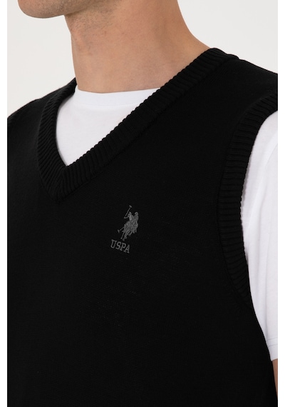 U.s. Polo Assn. Erkek Siyah Süveter 50316843-vr046 Siyah