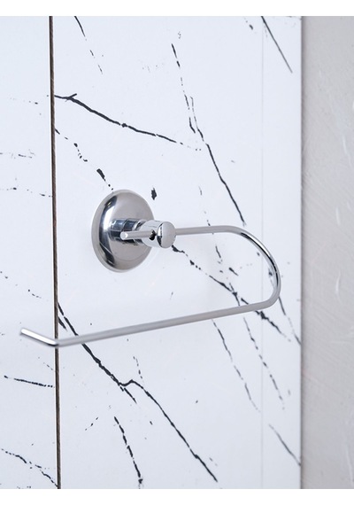Ceria Krom Solo Havluluk Eko Model Havlu Kağıdı Askısı Yapışkanlı & Vidalı Turkuaz Seramik Diğer