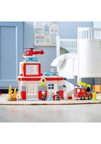 LEGO® Duplo 10970 İtfaiye Merkezi ve Helikopter 117 Parça