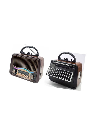 Nostaljik Tasarım Bluetooth / Usb / Sd Kartlı Taşınabilir Şarjlı Radyo Rt-772 Evimdeyokyok
