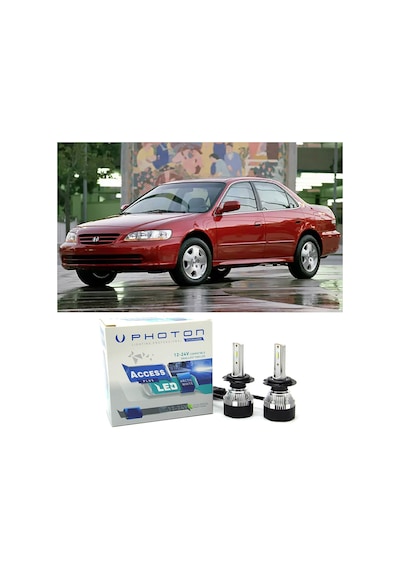 Honda Accord Led Xenon Uzun Far Ampulü Hb3 Access Yeni Seri Beyaz 1999-2003