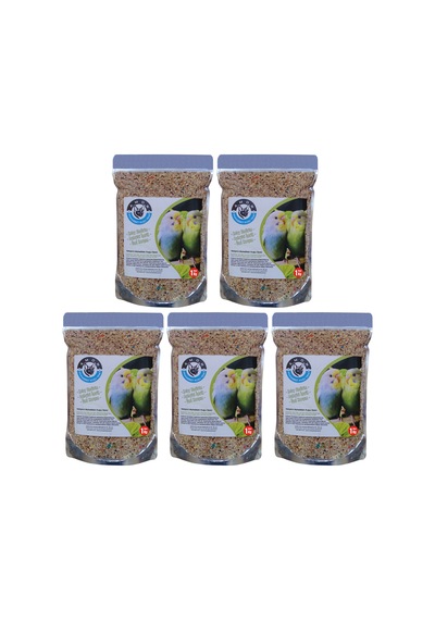 Amon Petshop Granürlü Özel Karışım Muhabbet Kuşu Yemi 5 x 1 KG