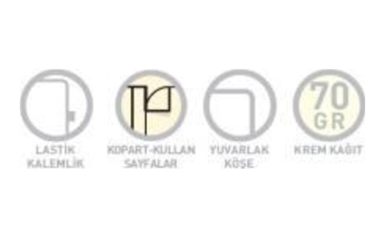 Art Master Ip Dikişli Sert Kapak Not Defteri 19x26cm 120 Yaprak Kareli 2 Li Paket 3657