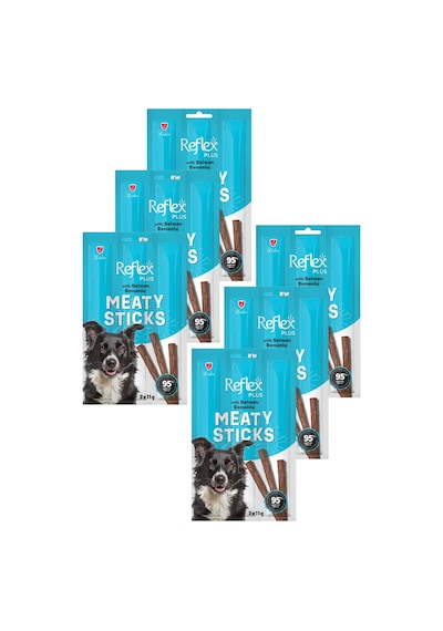 Meaty Sticks Somonlu Köpek Ödül Çubuğu 3x11gr Altılı Paket
