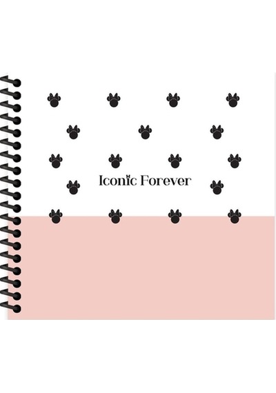 16x15 Çizgili Defter - Iconic Pembe