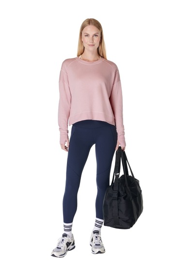 Sweaty Betty After Class Crop Sweatshirt 28336 Pembe