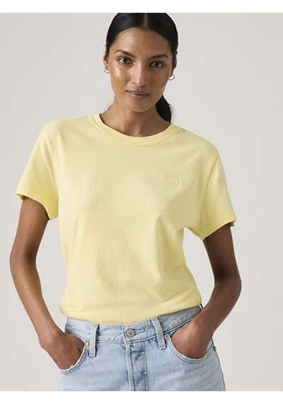 Levi's Kadın Favorite Cotton Sarı Tişört - 008c4-0000