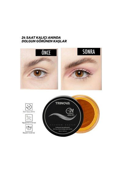 Limes Profesyonel Kaş Sabitleyici Ve Şekillendirici Wax 50 Ml + Fırça Uzun Süre Kalıcı Kaş Jeli Wax 0