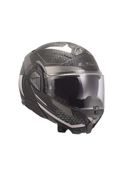 Ls2 Advant 2 Astral Mat Gri-siyah Kask Gri