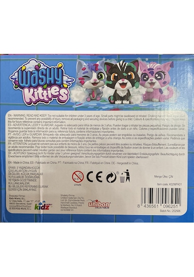 Washy Kitties Sevimli Kedi Figürü Kedişini Ortaya Çıkar