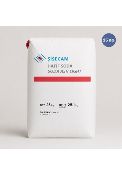Şişecam Çamaşır Sodası Sodyum Karbonat Hafif Soda 25 Kg